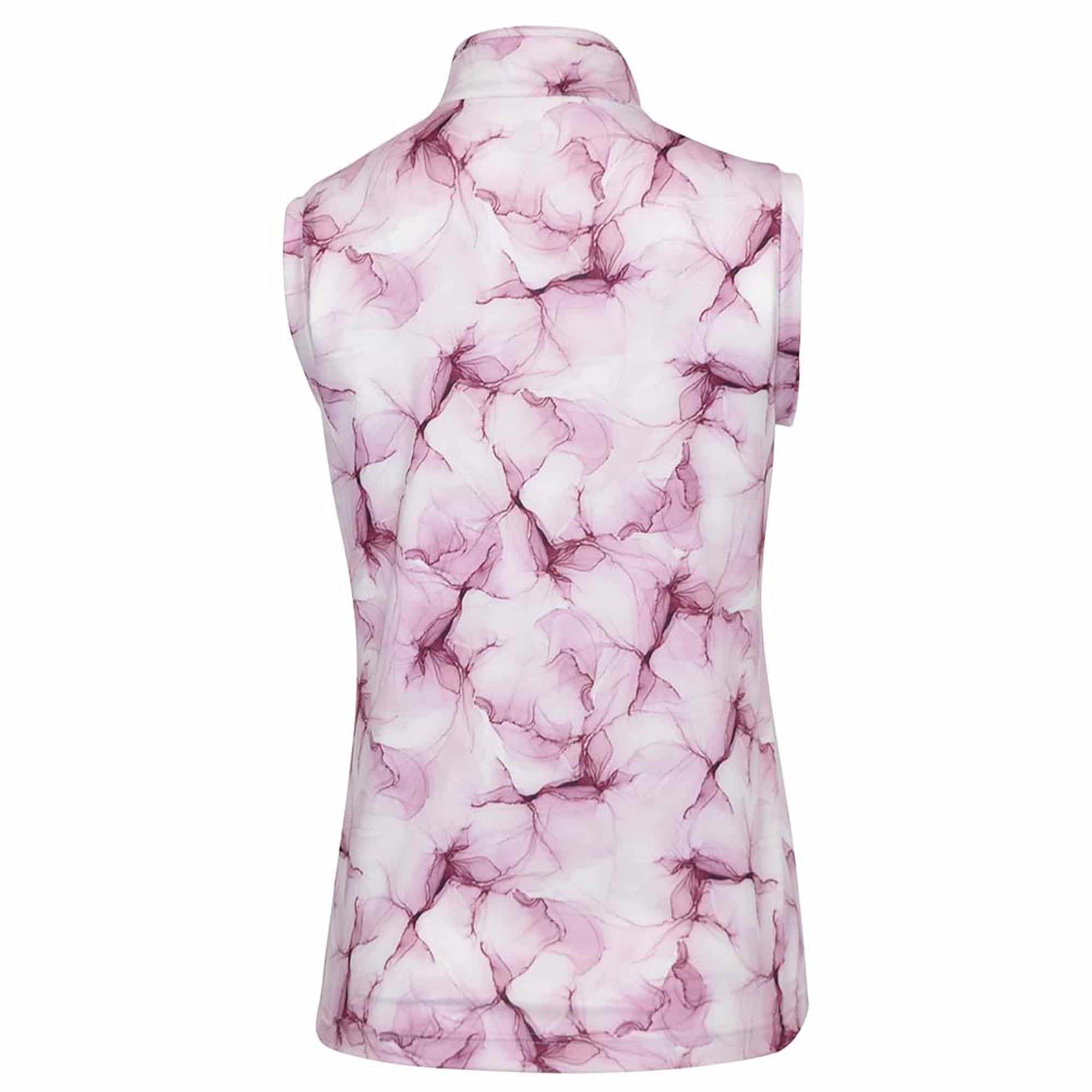 Pure Golf Lucia Sleeveless Polo Shirt Blossom Pink